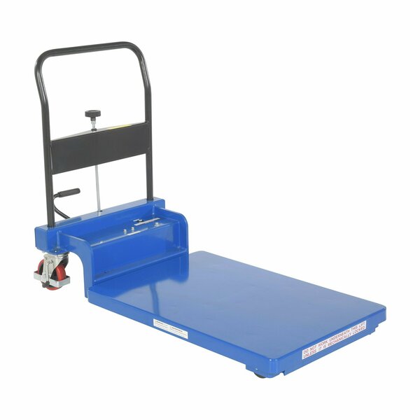 Vestil LOW PROFILE HYDRAULIC SCISSOR CART 900 LB AUTO-SHIFT CART-900-LP-AS